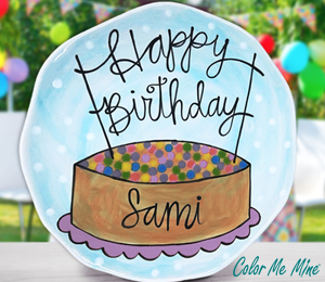 Color Me Mine - Tallahassee Birthday Plate