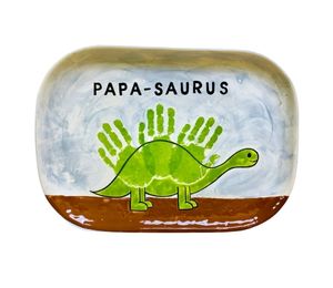 Color Me Mine - Tallahassee Papasaurus Plate