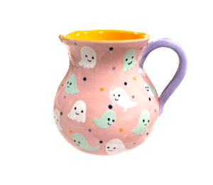 Color Me Mine - Tallahassee Cute Ghost Pitcher