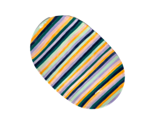 Color Me Mine - Tallahassee Stripes Platter