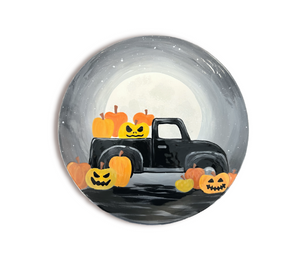 Color Me Mine - Tallahassee Pumpkin Truck Plate