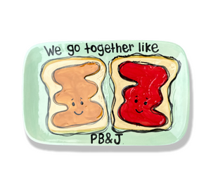 Color Me Mine - Tallahassee PB&J Plate