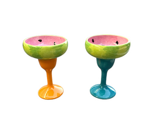 Color Me Mine - Tallahassee Margarita Glasses