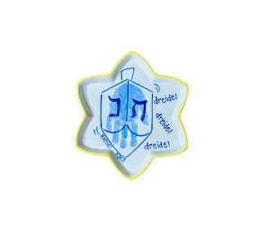 Color Me Mine - Tallahassee Dreidel Plate