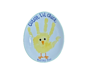 Color Me Mine - Tallahassee Little Chick Egg Plate