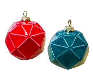 Color Me Mine - Tallahassee Jewel Toned Faceted Ornament